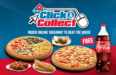 click and collect dominos pizza