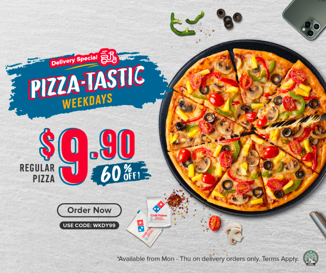 Online Order Best Pizza Fast Food Delivery At Domino S Singapore